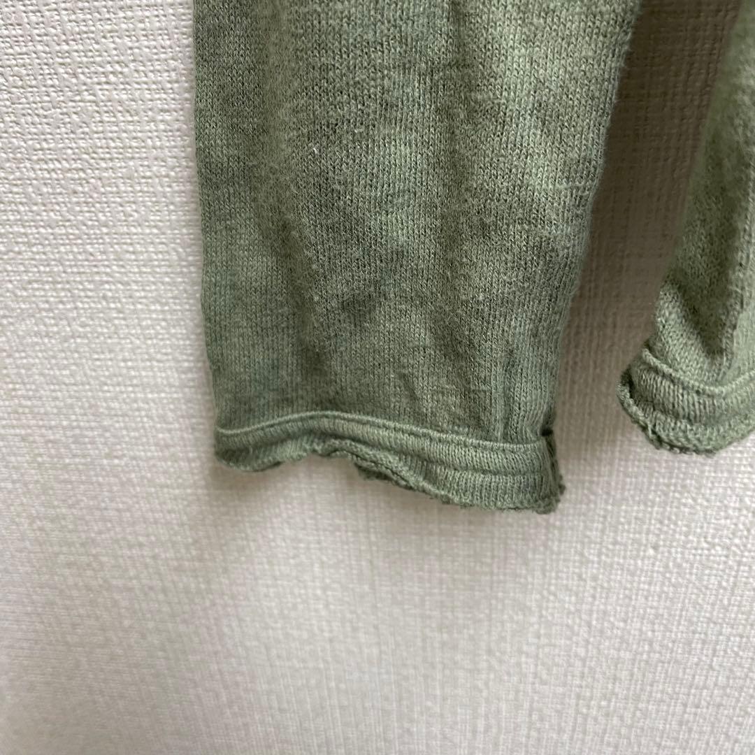 370 N/Laundry オリーブグリーン カーディガン サイズ2 — image 4