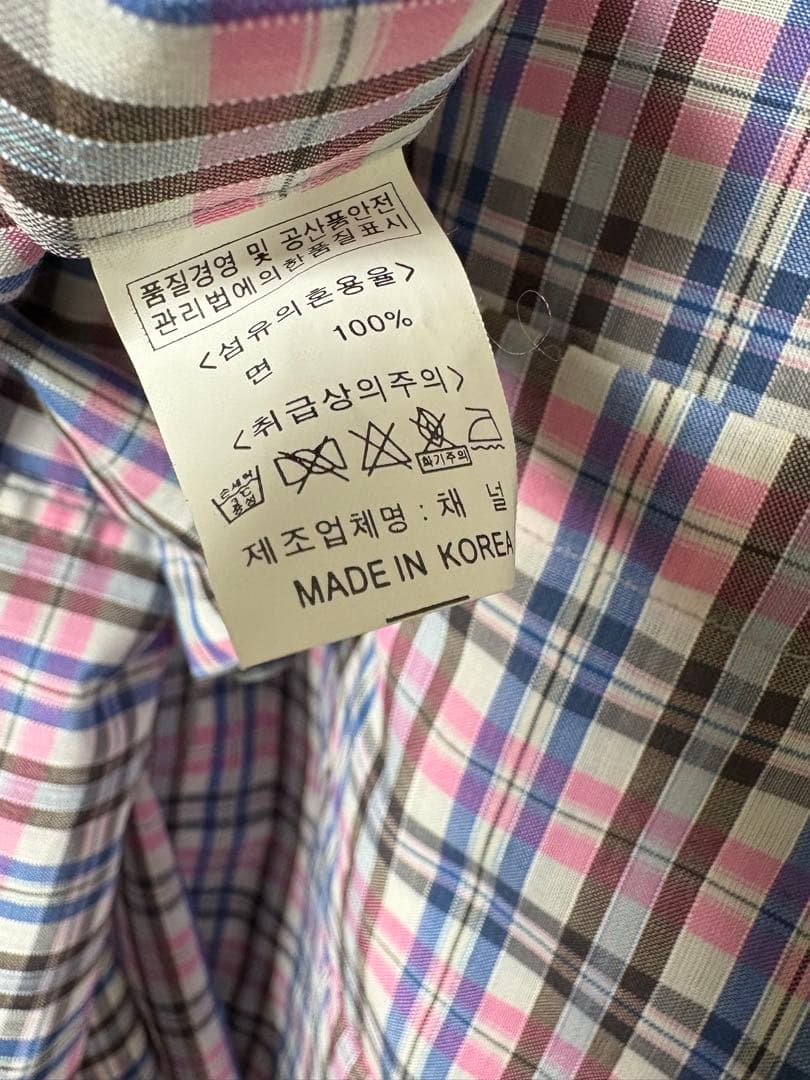 FASHION TOP チェック柄 半袖シャツ — image 3