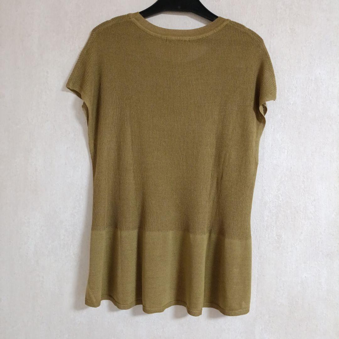 COMME CA ISM　トップス半袖ニット ペプラム 2枚セット — image 3