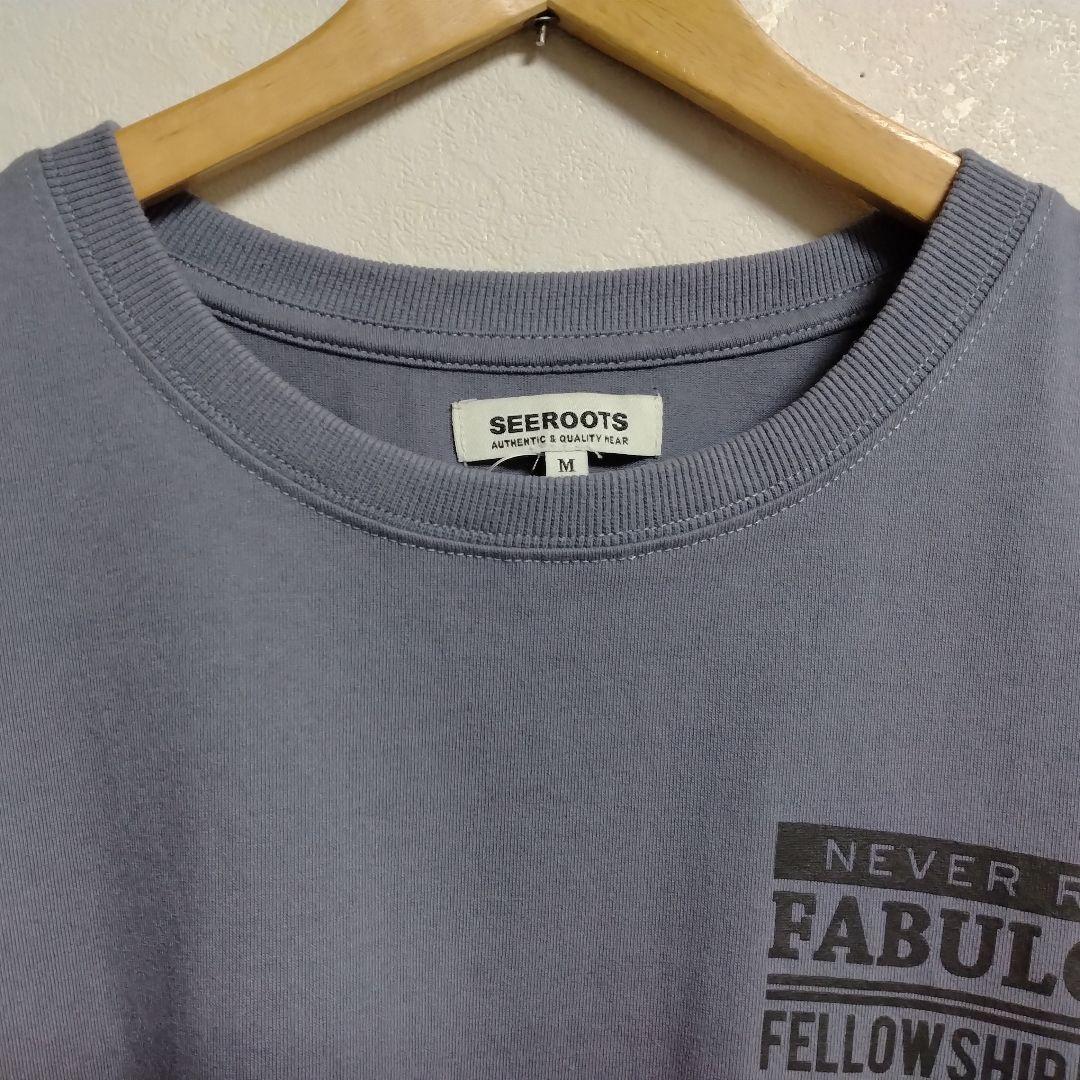 SEEROOTS メンズ 半袖 Tシャツ グレー M — image 5