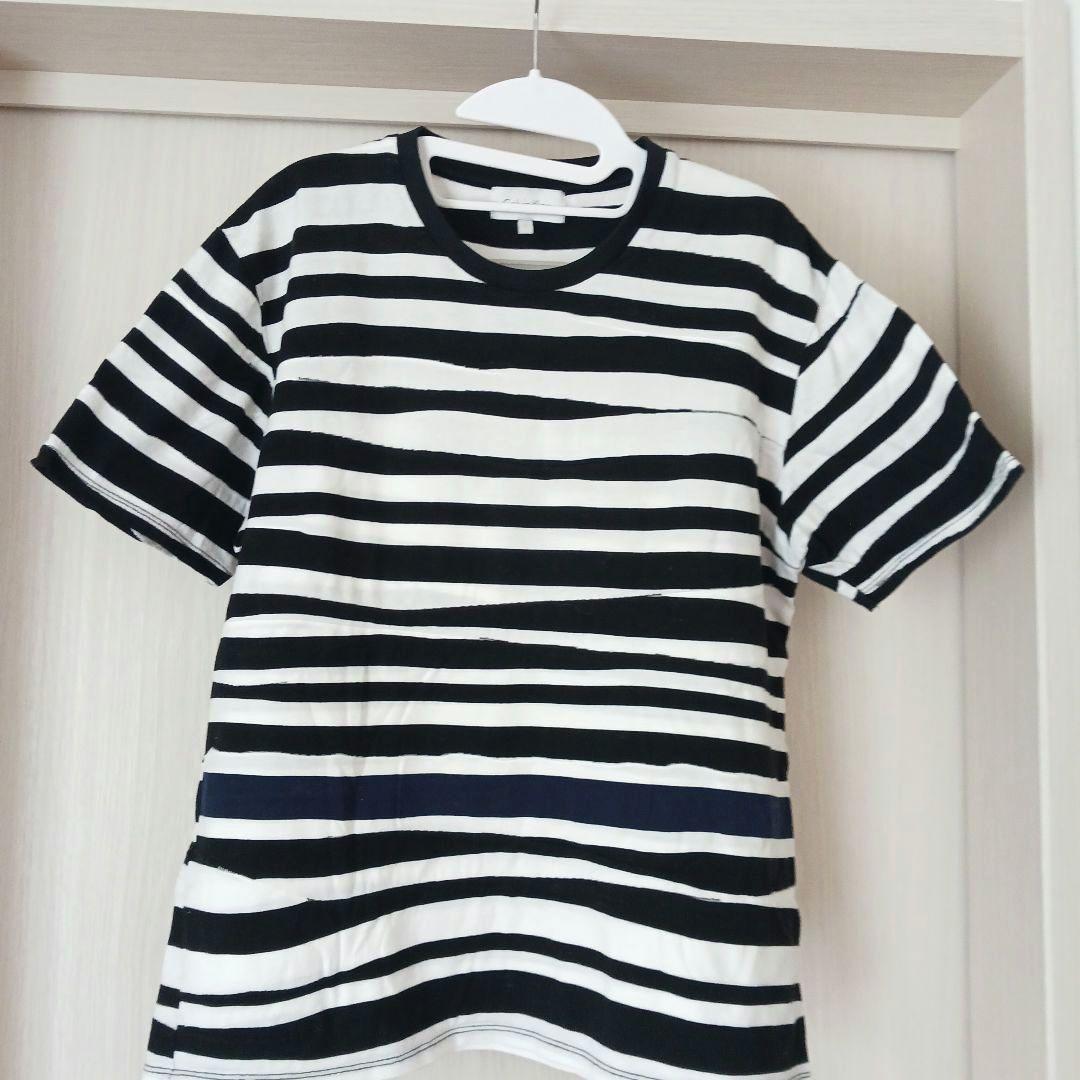 【サイズ注意】カルバン・クライン　デザイン ボーダー Tシャツ　S相当サイズ — image 2