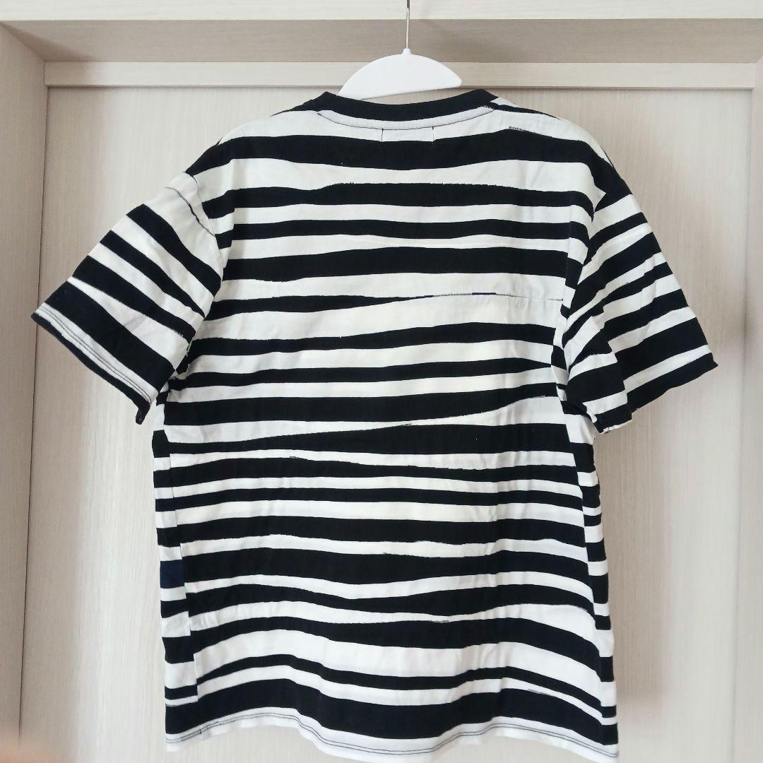 【サイズ注意】カルバン・クライン　デザイン ボーダー Tシャツ　S相当サイズ — image 3