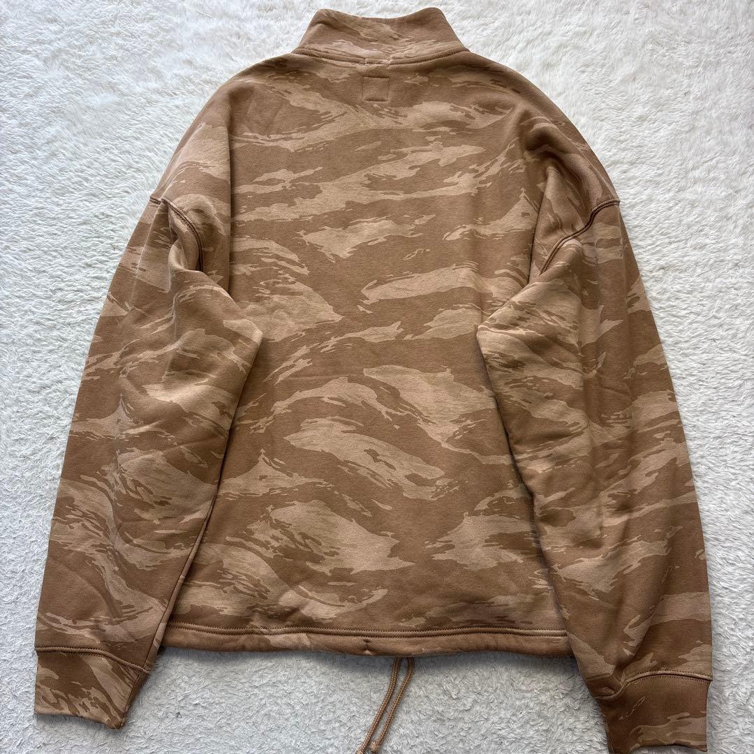 美品　GAP ロゴ刺繍ハーフジッププルオーバー　カモフラ柄　ヴィンテージソフト — image 2