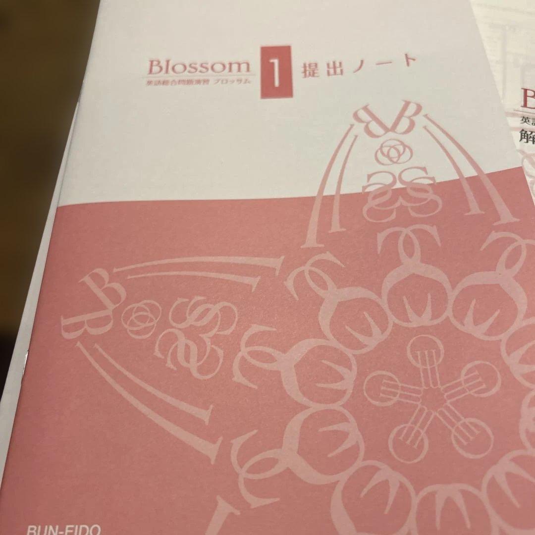 Blossom 英語総合問題演習 1 提出ノート 解答解説書セット — image 3