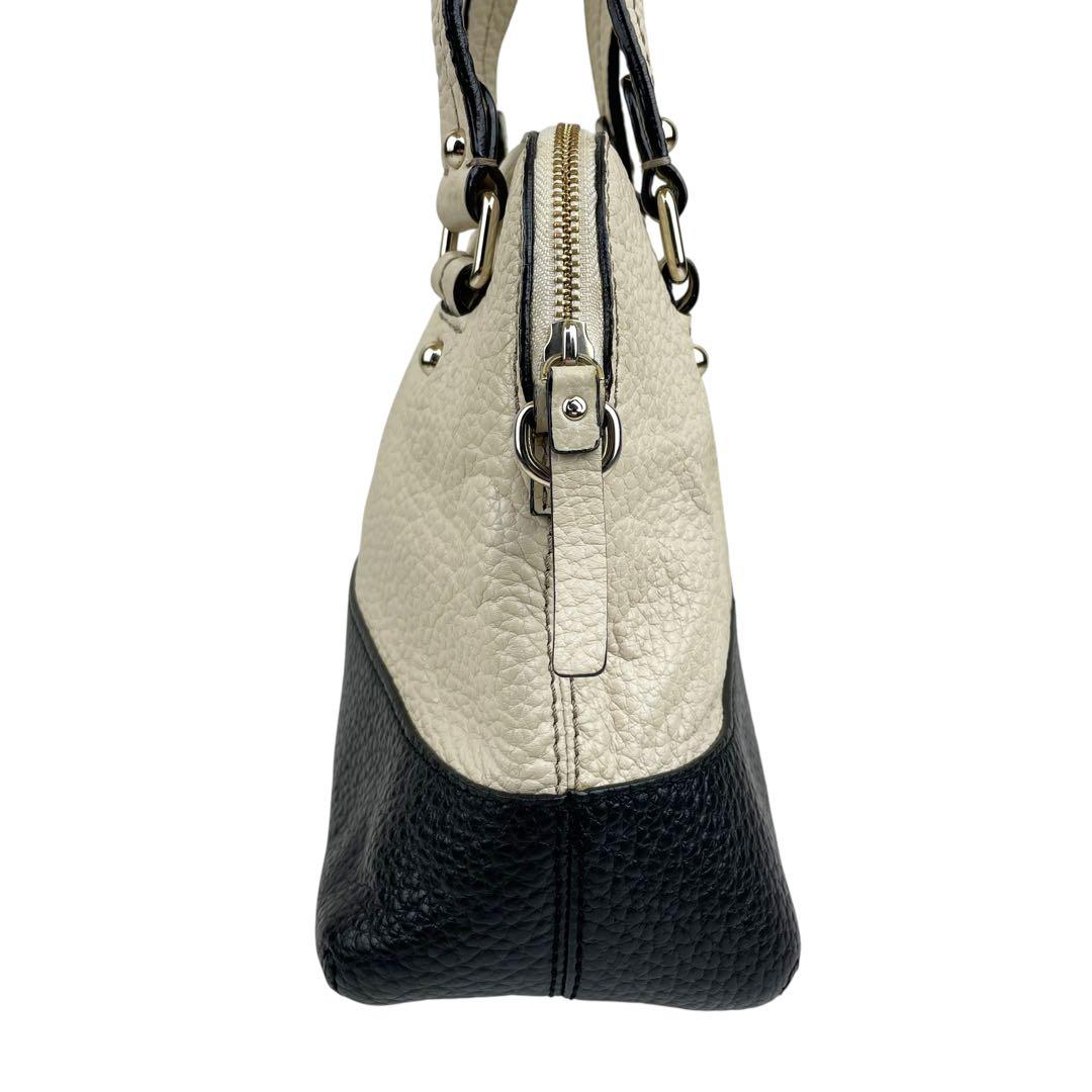 ✨良品　kate spade　2way　ハンドバッグ　レザー　バイカラー　シボ革 — image 3