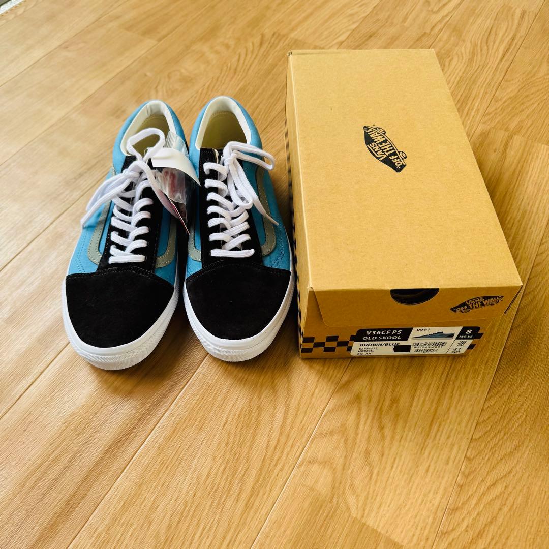 VANS×PROPS STORE /オールドスクール ブラウン×ブルー 26cm — image 4