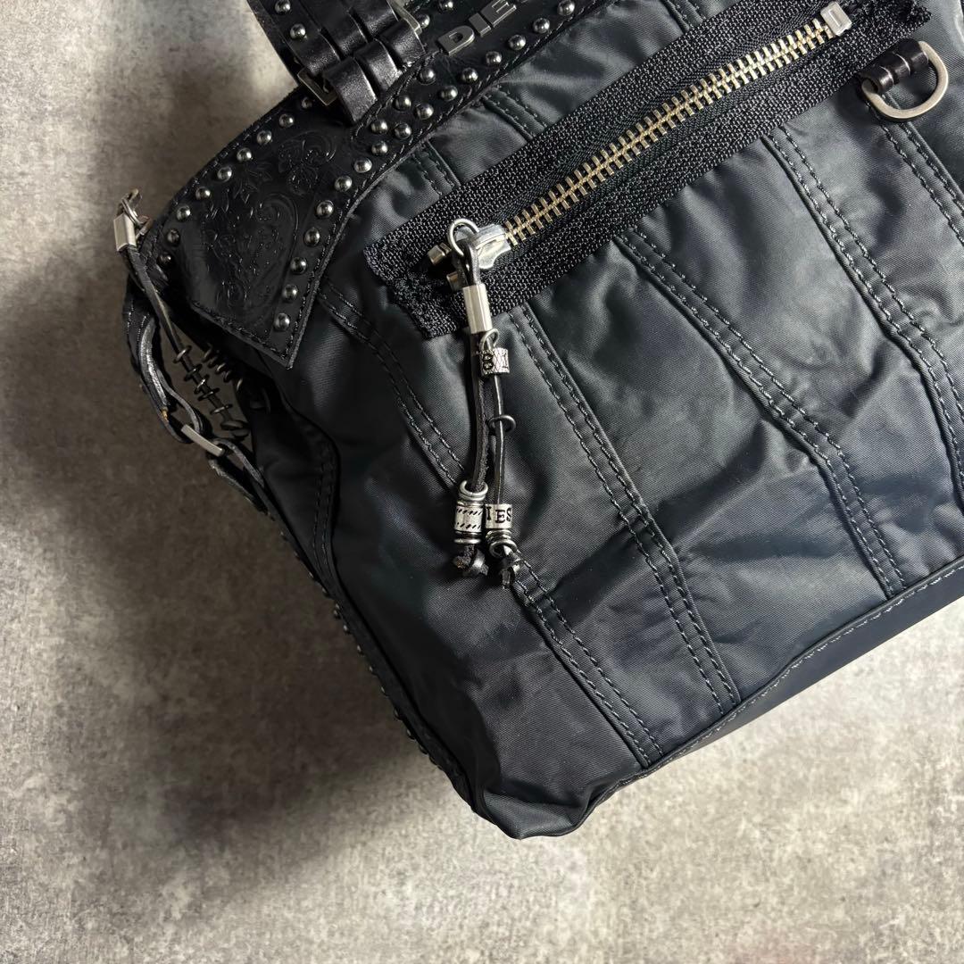 00s DIESEL ハンドバッグ スタッズ アーカイブ Y2K — image 3