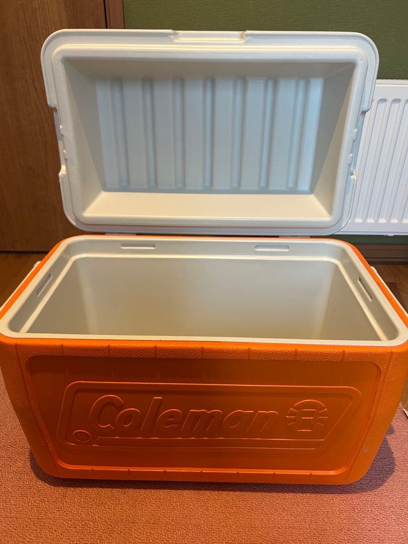 Coleman クーラーボックス オレンジ　ヴィンテージ — image 2