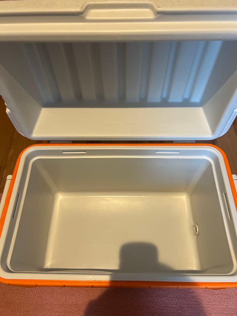 Coleman クーラーボックス オレンジ　ヴィンテージ — image 3