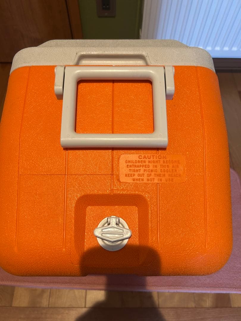 Coleman クーラーボックス オレンジ　ヴィンテージ — image 4