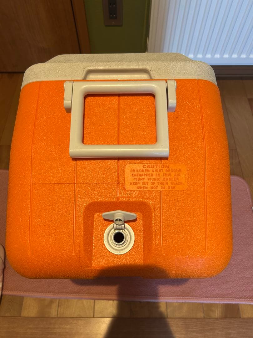 Coleman クーラーボックス オレンジ　ヴィンテージ — image 5
