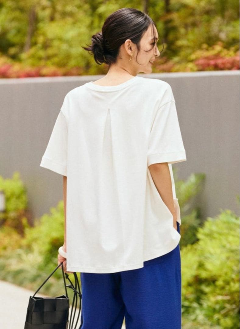 新品☘️AMERICAN HOLIC 接触冷感 抗菌防臭　白柔らかカットソー — image 3