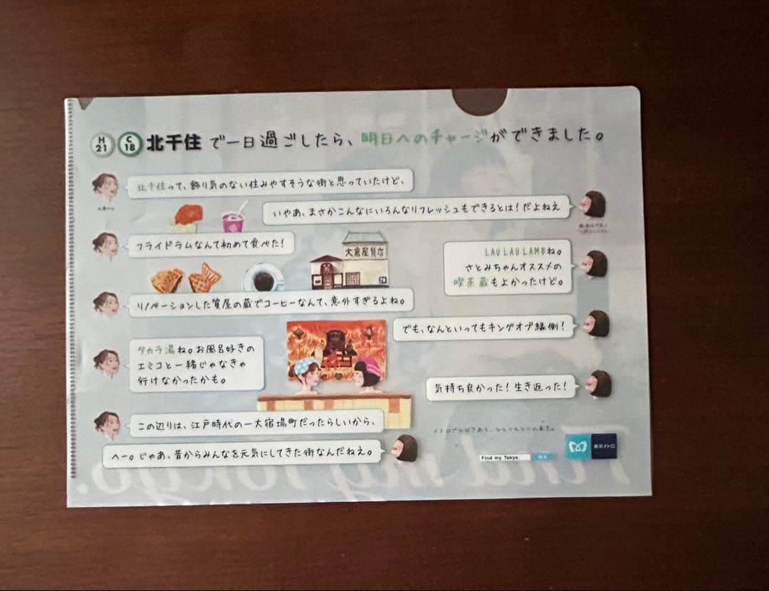 【非売品】石原さとみ 東京メトロクリアファイル 北千住Find myTokyo. — image 2