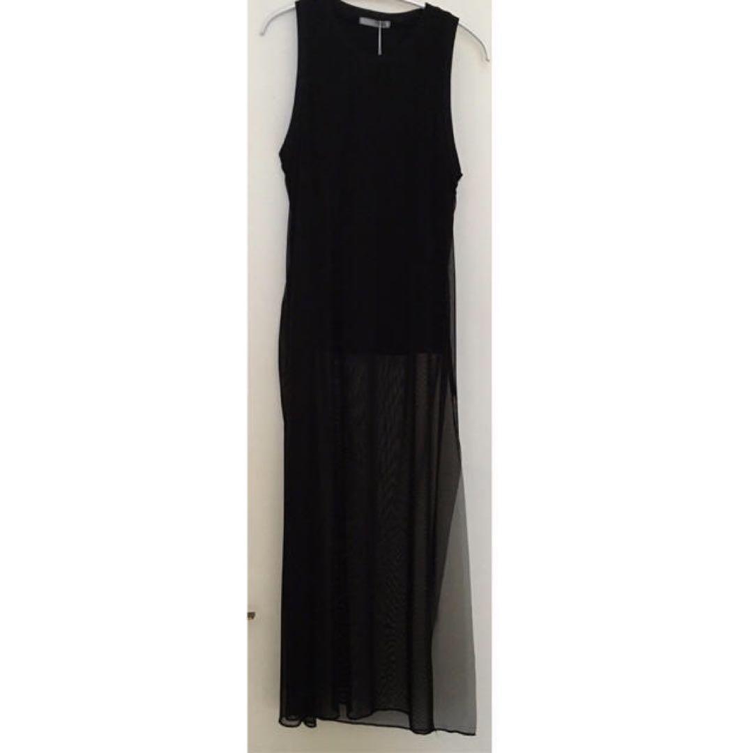 【値下げ】ZARA ノースリーブシースルーワンピースMサイズ — image 2