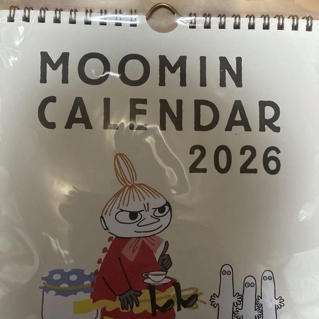 MOOMINムーミン大きい卓上カレンダー2026カレンダースナフキンリトルミィ — image 4