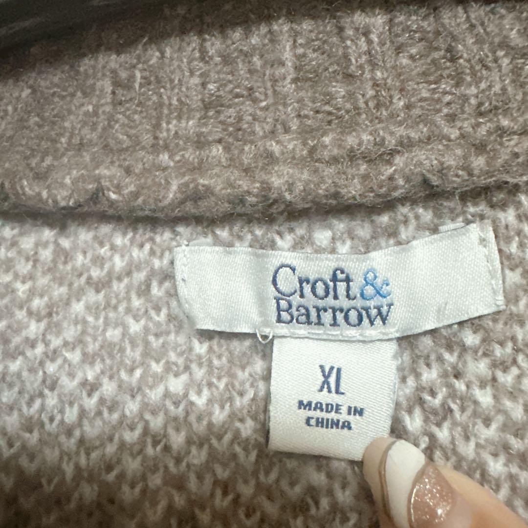 【XL ゆるだぼ】Croft & Barrow ハーフジップ ニット 秋冬 — image 3