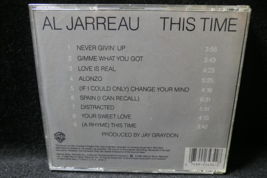 アル・ジャロウ　AL JARREAU　ディス・タイム　THIS TIME — image 2