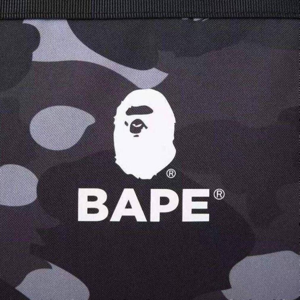 BAPE 付録 A BATHING APE ボストンバッグ ショルダーバッグ 黒 — image 5