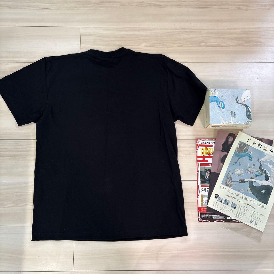 くるり 夢も美しき12の変奏 Tシャツ ブラック Lサイズ — image 2
