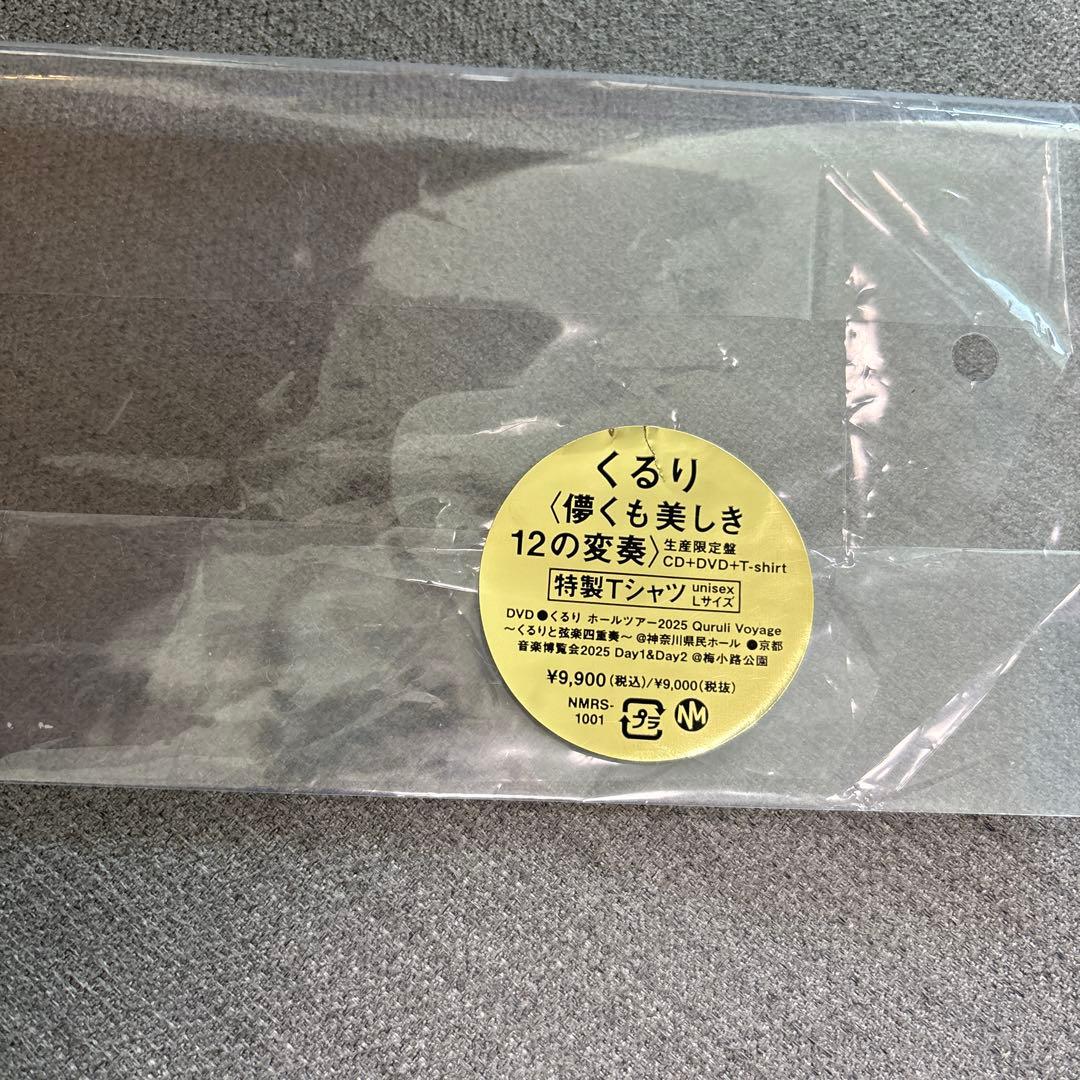 くるり 夢も美しき12の変奏 Tシャツ ブラック Lサイズ — image 5