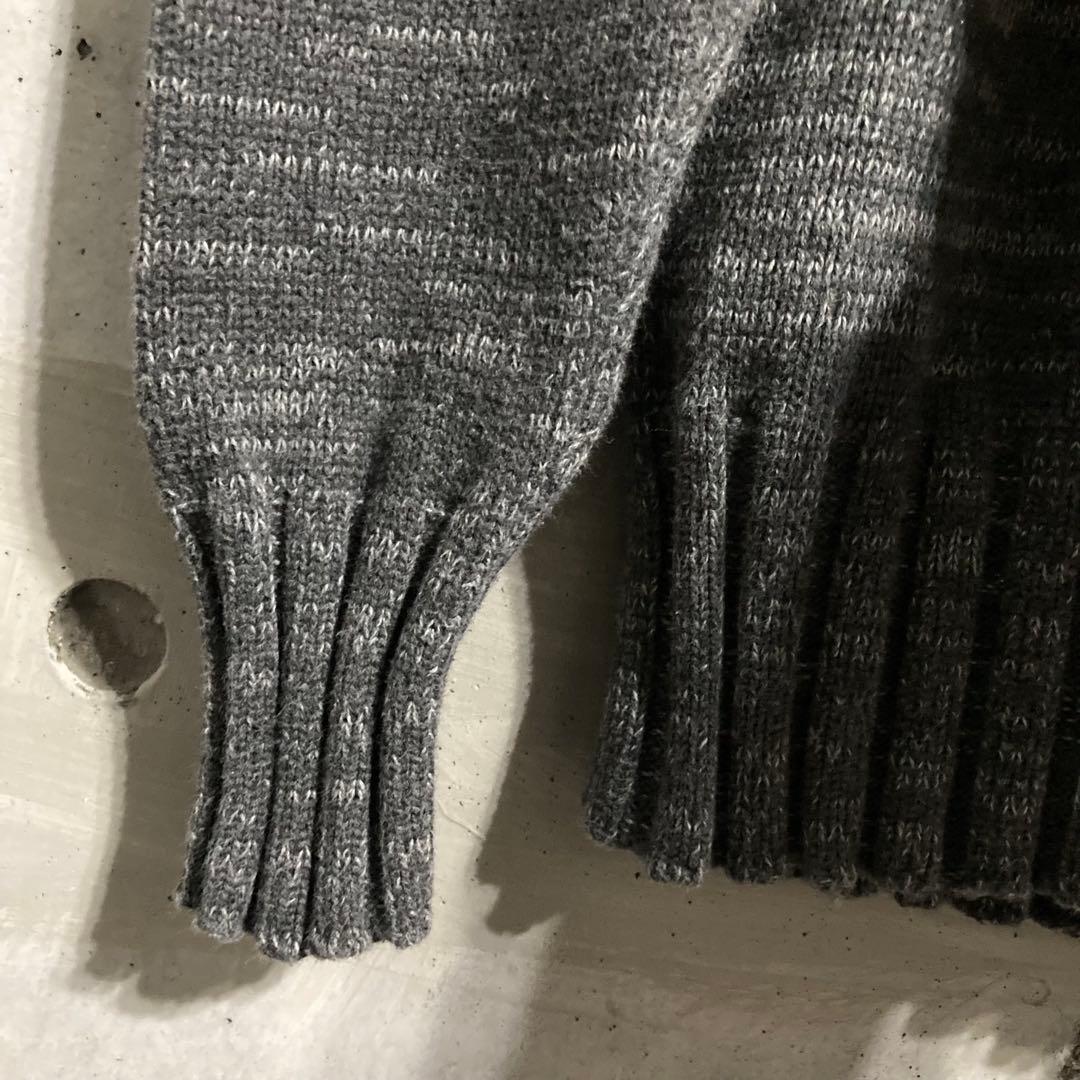 アバクロンビー＆フィッチ A&F ロゴ刺繍 ショールカラーニット メンズ — image 4
