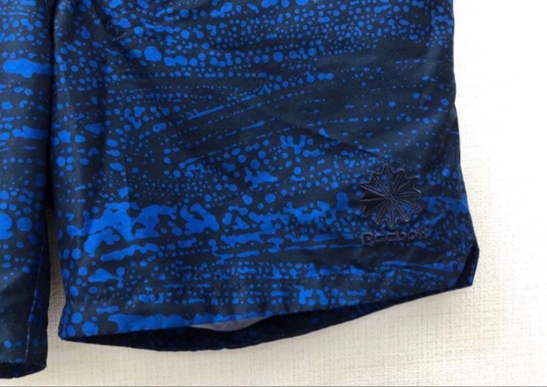 リーボック クラシック スイムショーツ 水陸両用 総柄 33インチ 紺 青 — image 2