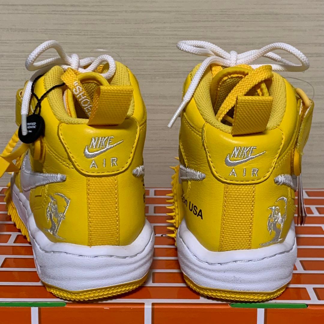 Off-White × Nike Air Force 1 Mid SP LTHR — image 3
