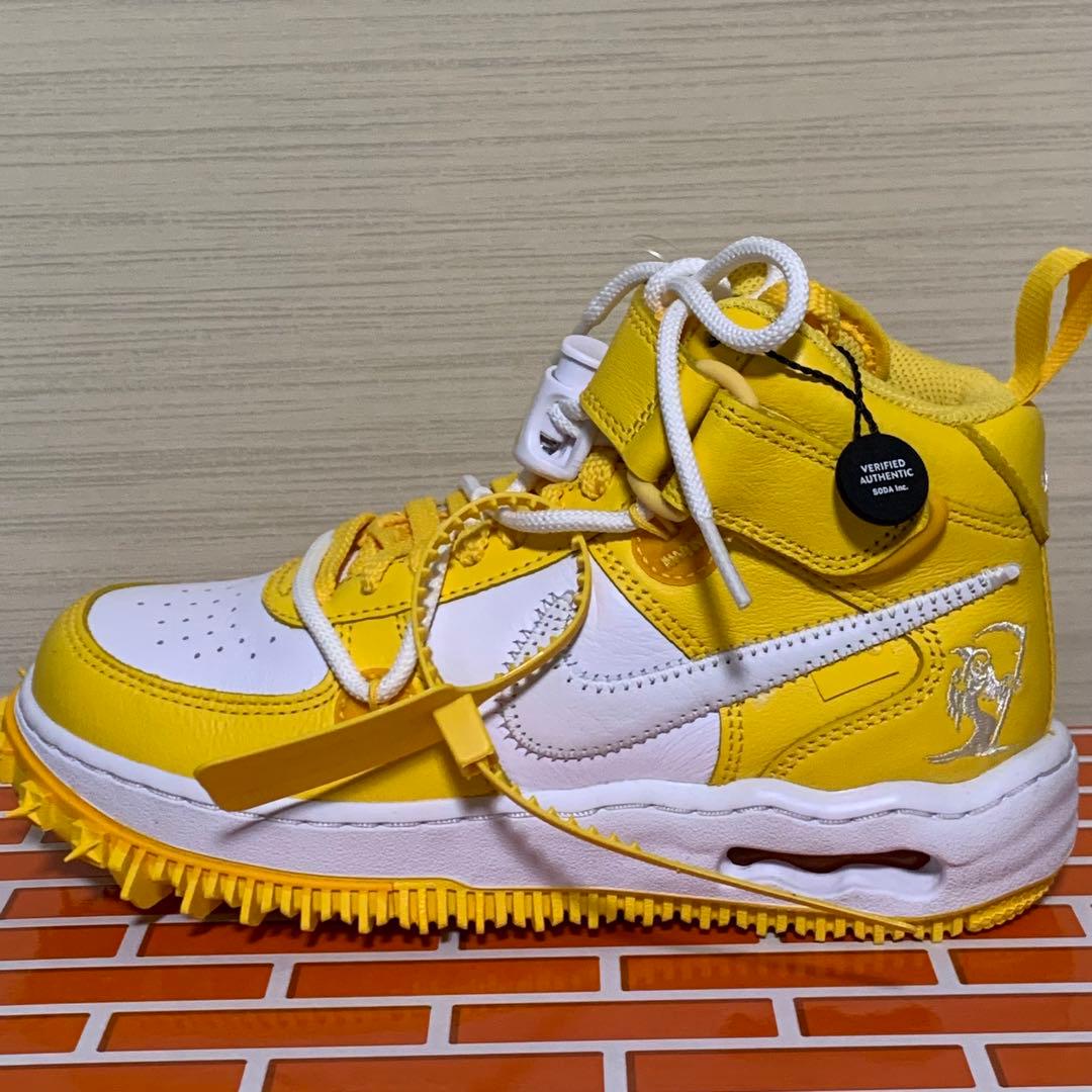 Off-White × Nike Air Force 1 Mid SP LTHR — image 4