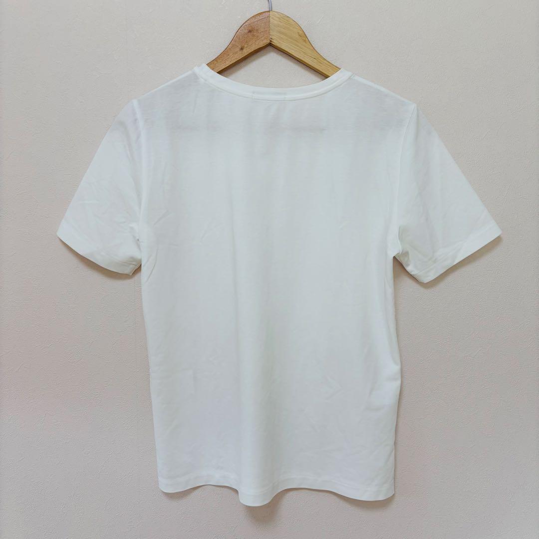 【プラステ】半袖クルーネックTシャツ　Lサイズ　白ホワイト　無地　シンプル — image 4