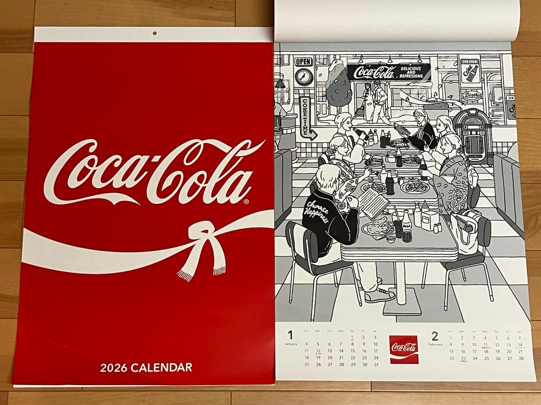 Coca-Cola 2026年 壁掛けカレンダー 非売品 2セット — image 5