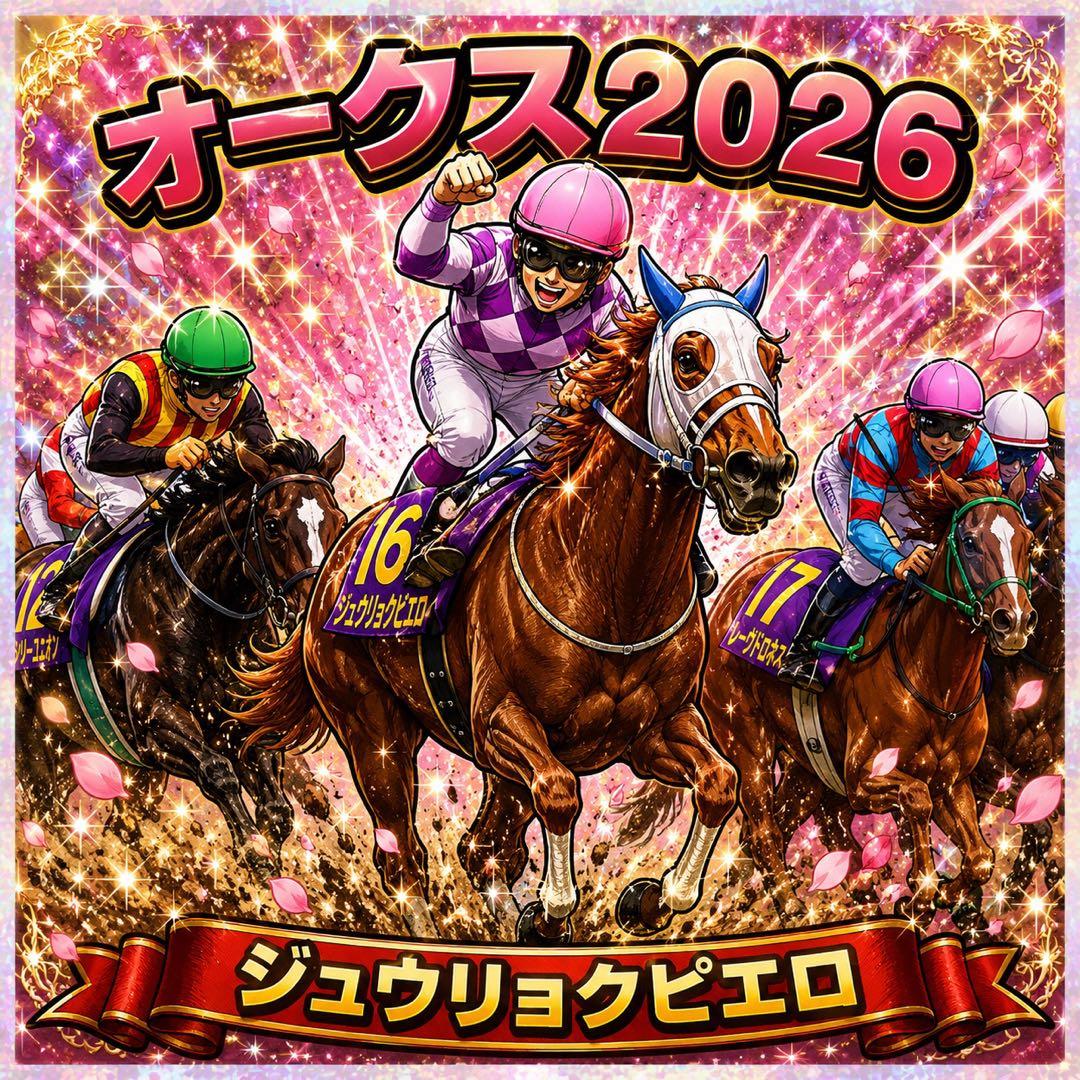 オークス2026 ジュウリョクピエロ 今村聖奈 オリジナルシール — image 3