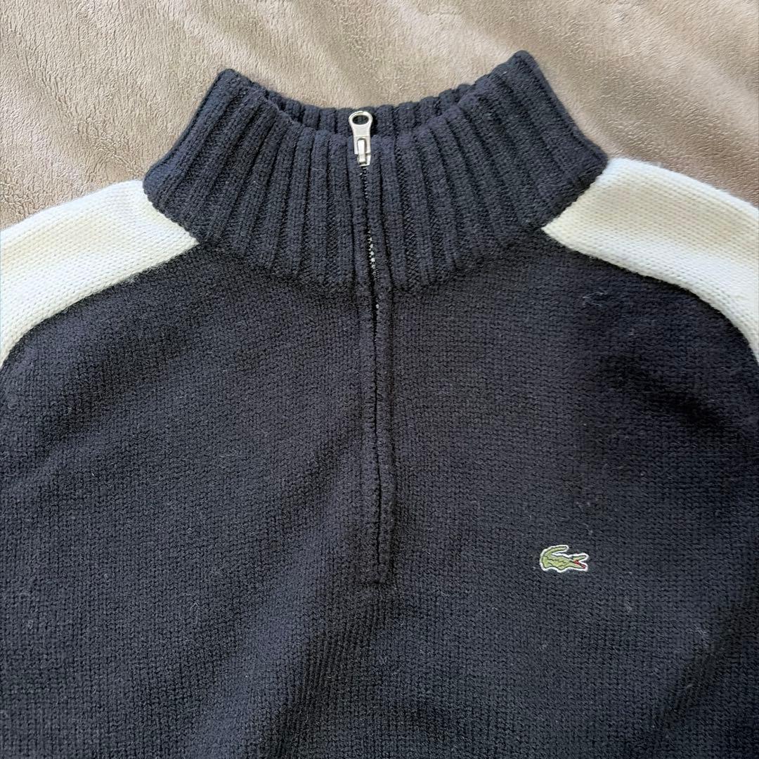 【週末SALE】LACOSTE ハイネックニットセーター XL — image 2