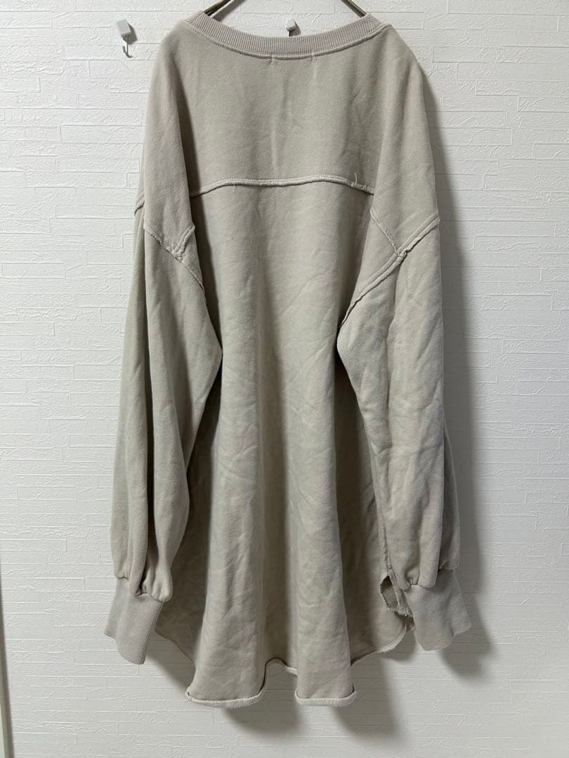 k0374 niko and... カットオフロング裏毛プルオーバー　グレー — image 5