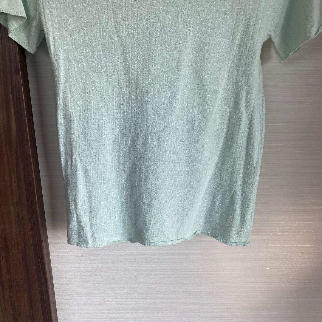 Mila Owen リブニット 半袖 Tシャツ ミントグリーン — image 5