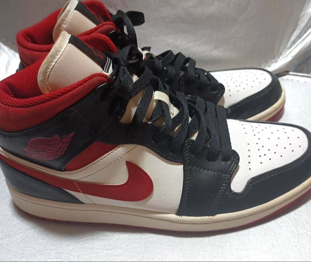 NIKE AIR JORDAN 1 MID 554724-122 28cm 赤 — image 5