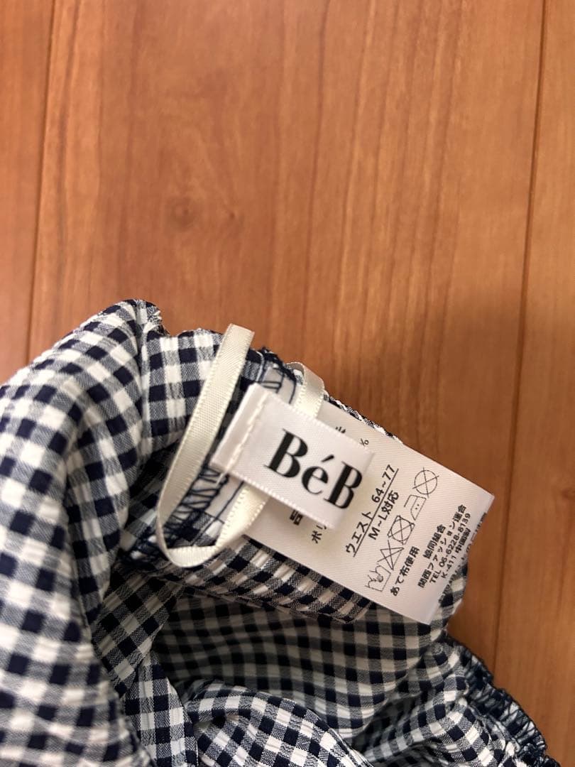 BeBeod ギンガムストレートリラックスパンツ — image 5
