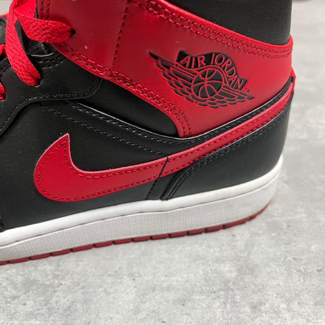 【美品】NIKE AIR JORDAN 1 MID，エアジョーダン，スニーカー — image 5