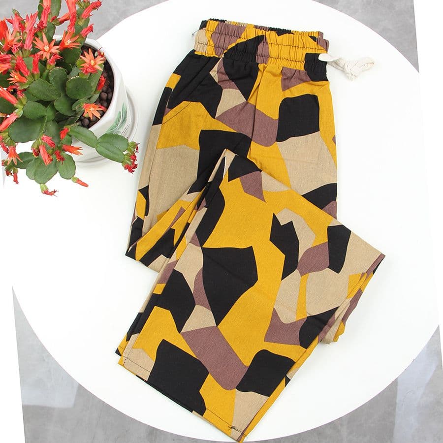 新品✤✤コットン ルーム パンツ おうち パンツ ルームウェア イエロー 2XL — image 4