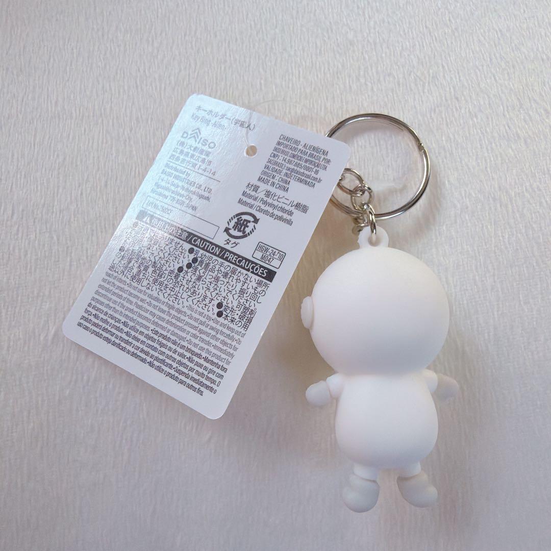 【新品】ダイソー　DAISO キーホルダー 宇宙人　ブルー — image 4