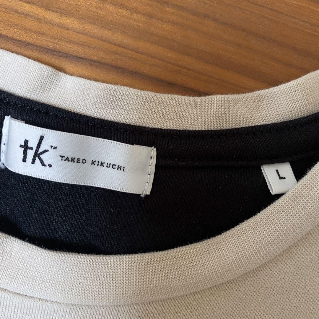 TAKEO KIKUCHI　長袖カットソー　トレーナー　セーター 紺色　Mサイズ — image 2