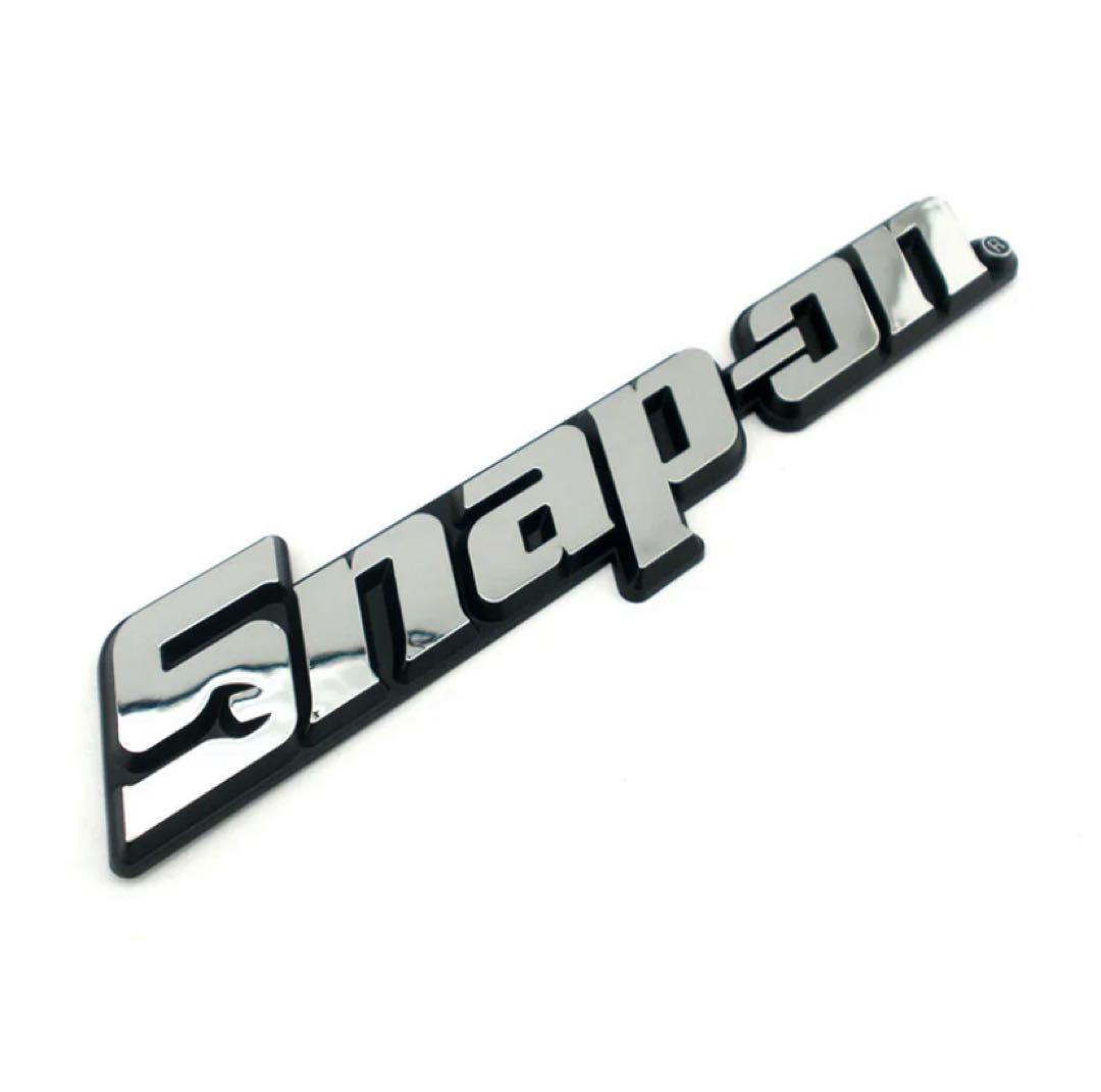 スナップオン（Snap-on）シルバーエンブレムステッカー2枚セット 117mm — image 5