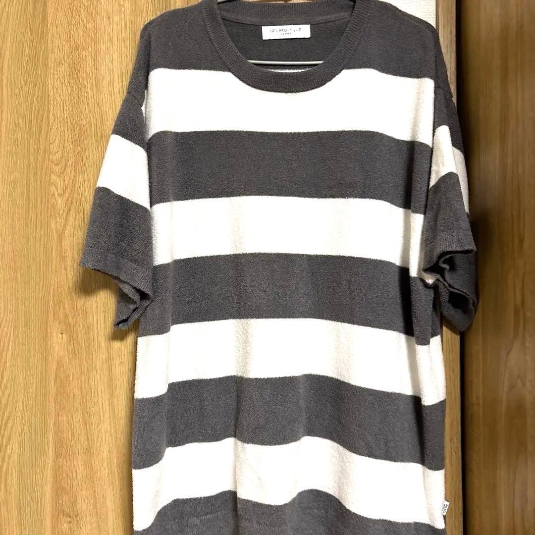 GELATO PIQUE HOMMEボーダーニット Lサイズ — image 2