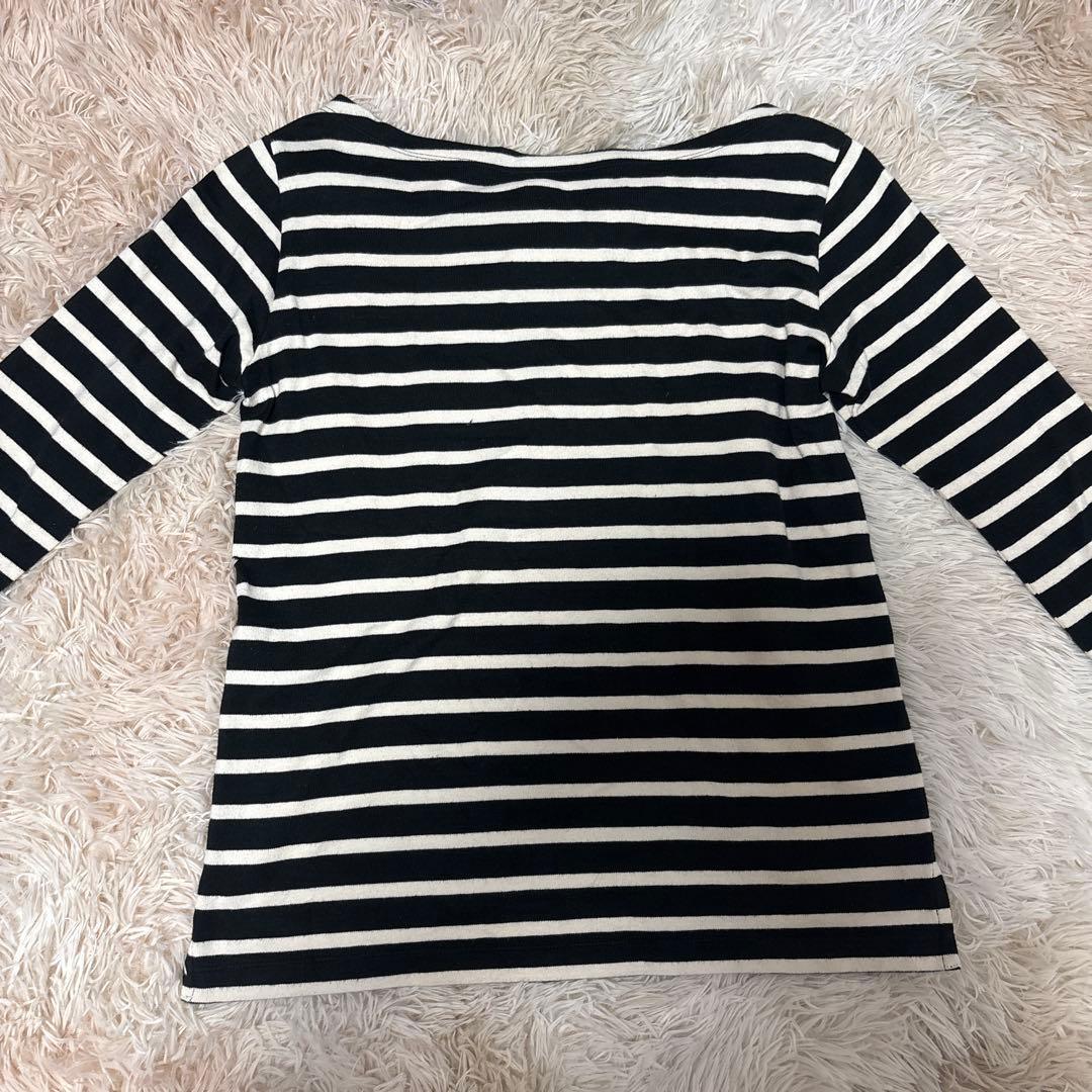 UNIQLO ボーダー 長袖カットソー Mサイズ — image 4
