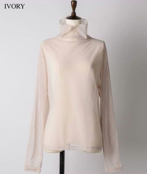 LABELLE ETUDE シアーハイネック トップス — image 2