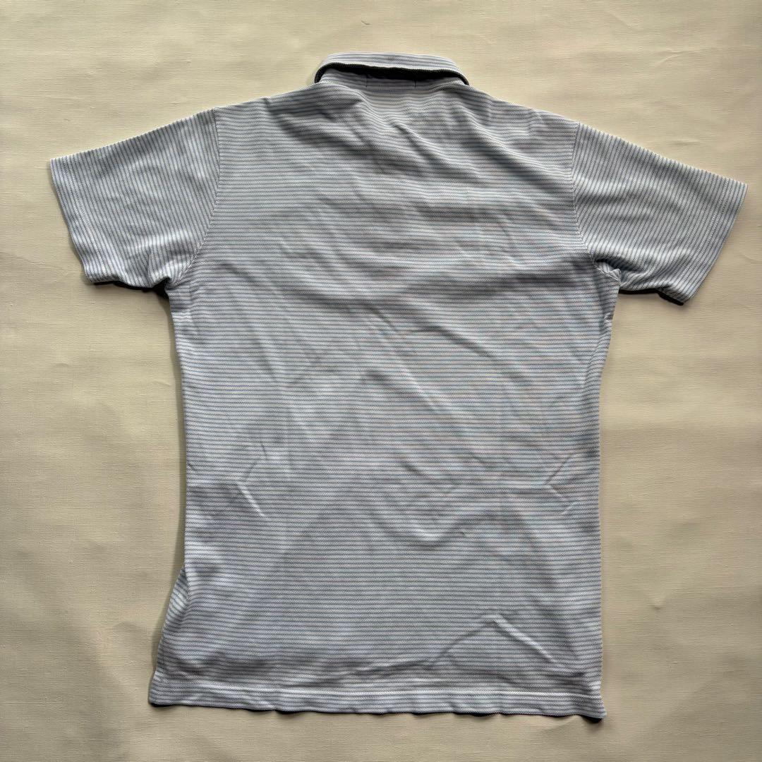 チャップス CHAPS ポロシャツ ボーダー柄 半袖 Mサイズ — image 4