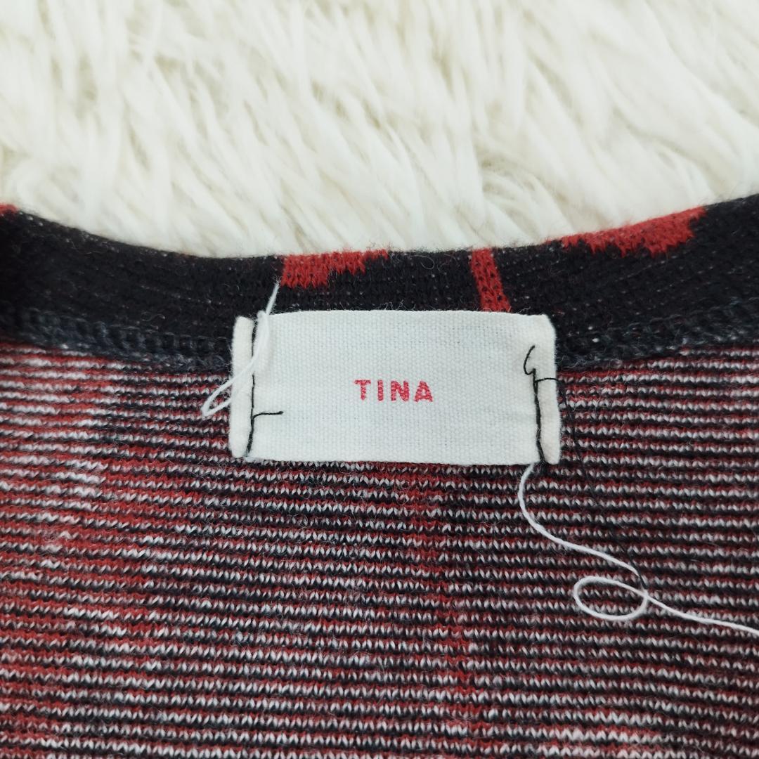 TINA　バラ柄　長袖ニット　フリーサイズ　1085 — image 5