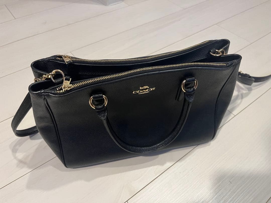 【引越し整理】COACH 2way ハンドバッグ ブラック — image 2