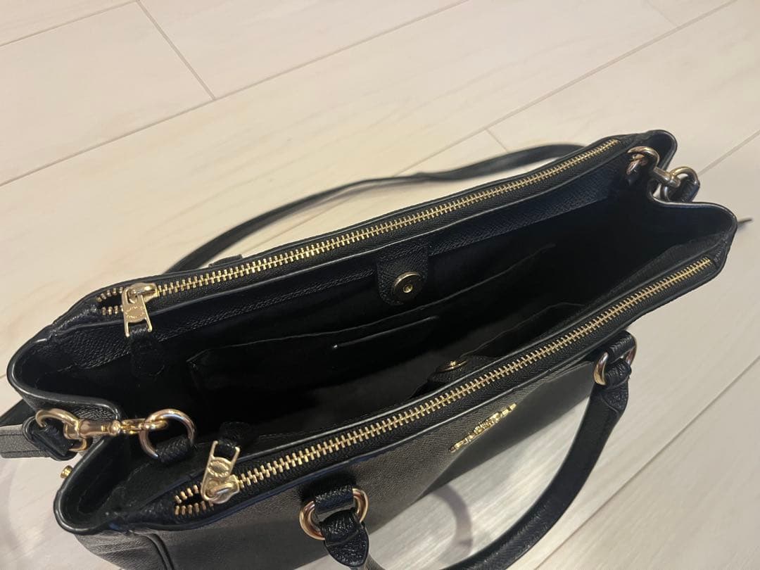 【引越し整理】COACH 2way ハンドバッグ ブラック — image 3