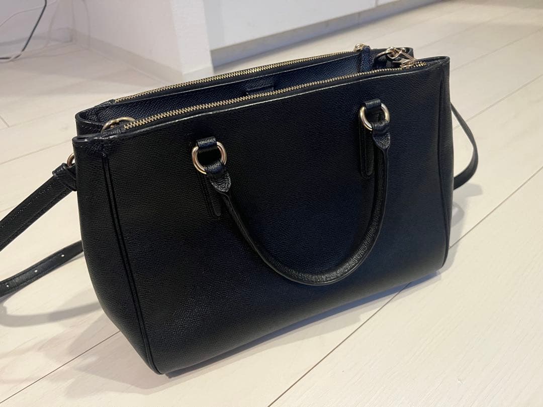 【引越し整理】COACH 2way ハンドバッグ ブラック — image 4