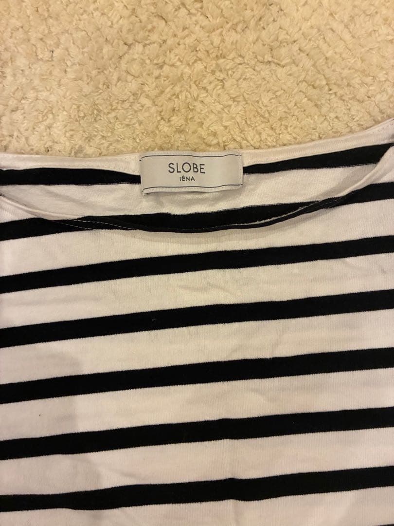 SLOBE IENA ボーダー 長袖 カットソー — image 2